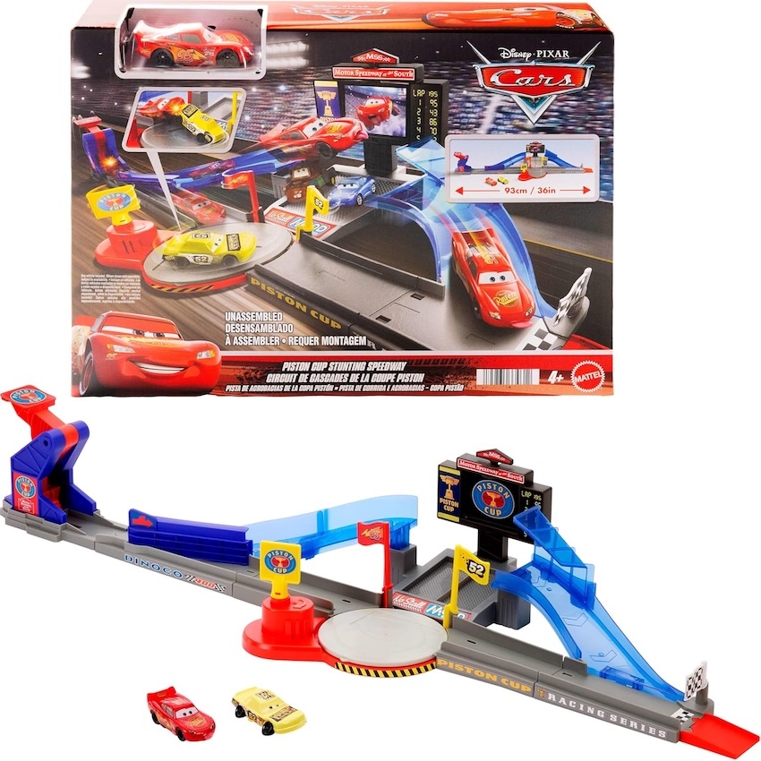 美國反斗車王 Piston Cup Stunting Speedway Track 玩具套裝