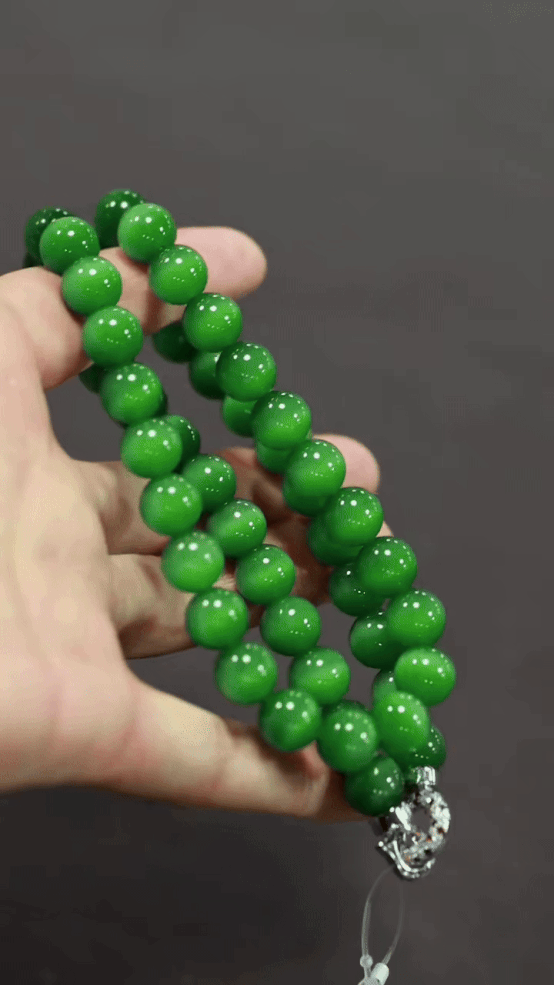 1226716 和田玉碧玉手串 (12mm直徑)