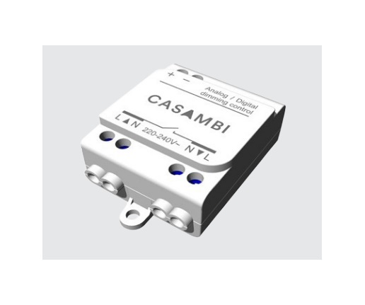 CASAMBI CBU-ASD 適用於 0-10V、1-10V 或 DALI 調光介面的 LED 和鹵素燈驅動器的無線控制單元