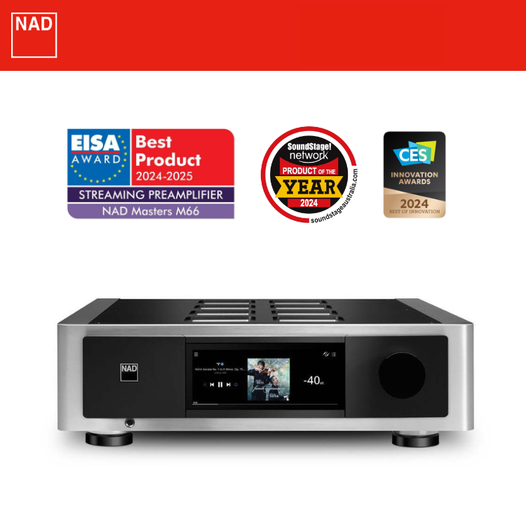 NAD M66 Master系列 BluOS 旗艦高清串流播放 DAC 前置放大器