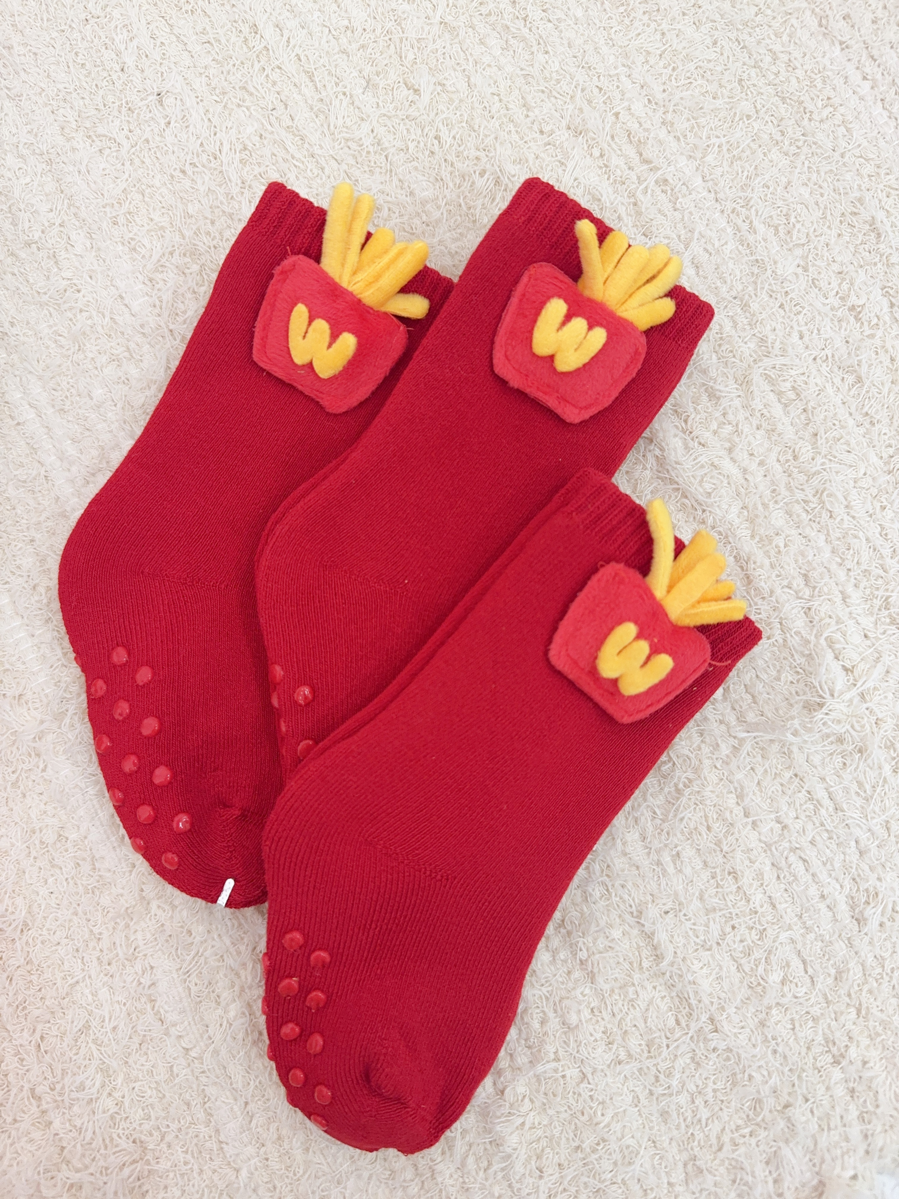 立體薯條襪/單雙E30