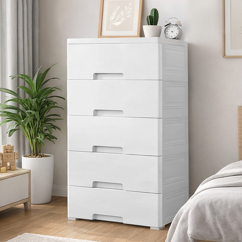 【AOTTO】42面寬五層附輪抽屜收納櫃(AC-042W)