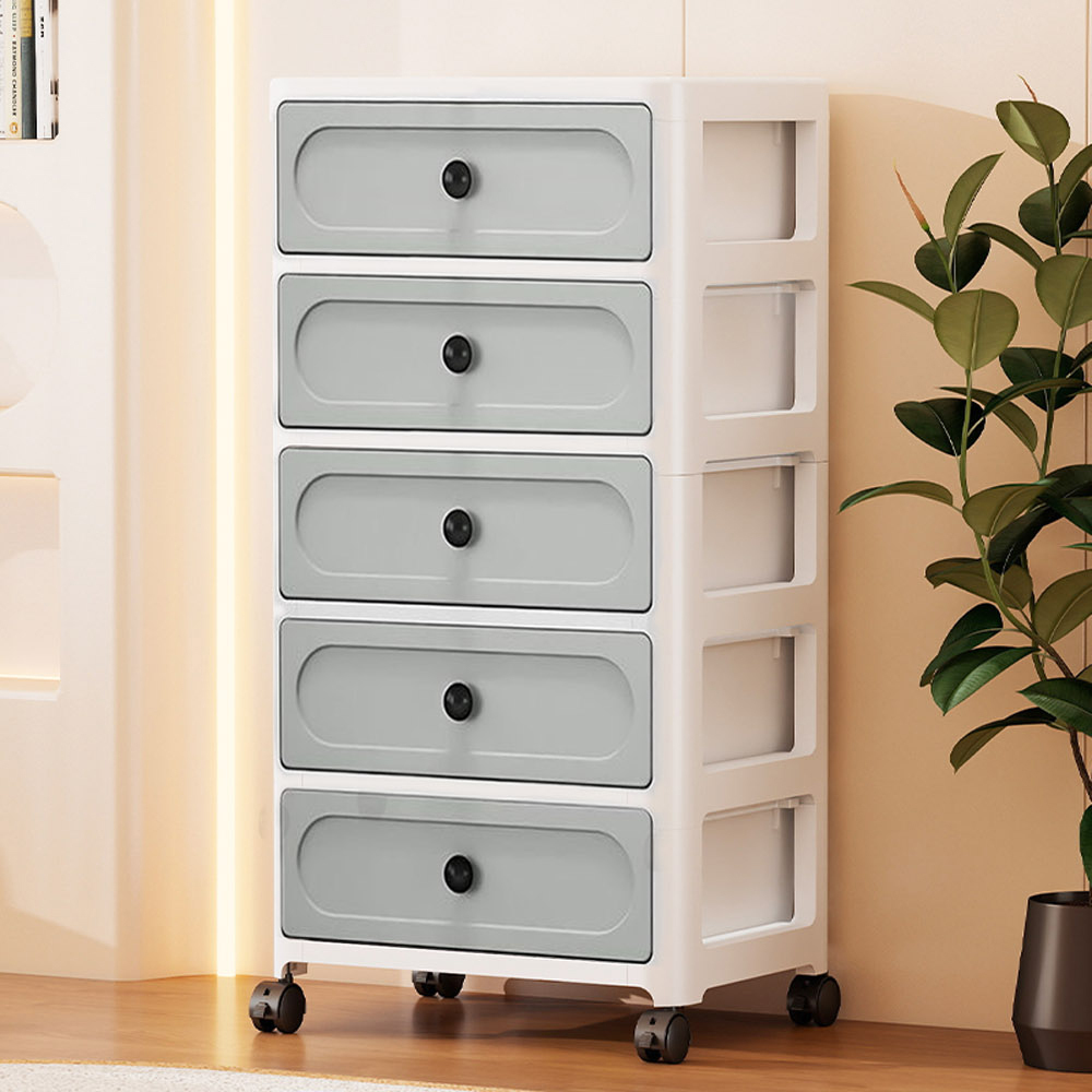 【AOTTO】36面寬輕奢五層抽屜收納櫃(AC-036GR)