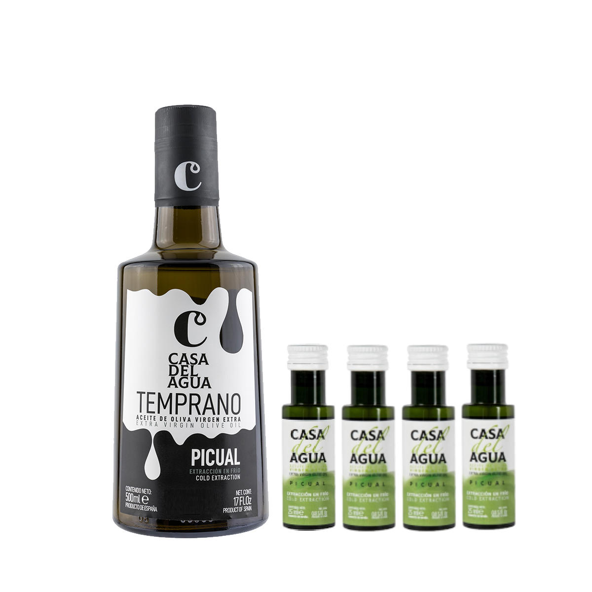 歐嘉莊園頂級款特級冷壓初榨橄欖油Picual品種 500ml贈歐嘉職人款25ml*4