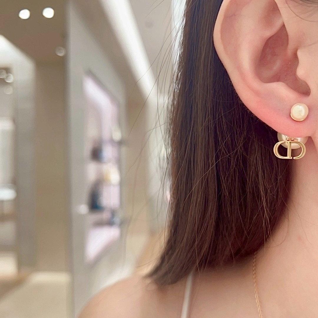 18k Dr”經典CD金/銀/古金夢幻後釦珍珠系”高奢定製款