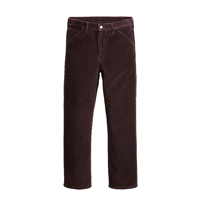 LEVI'S 男版 燈心絨寬版工作褲 霧感棕 長褲 55849-0056 [台灣現貨]