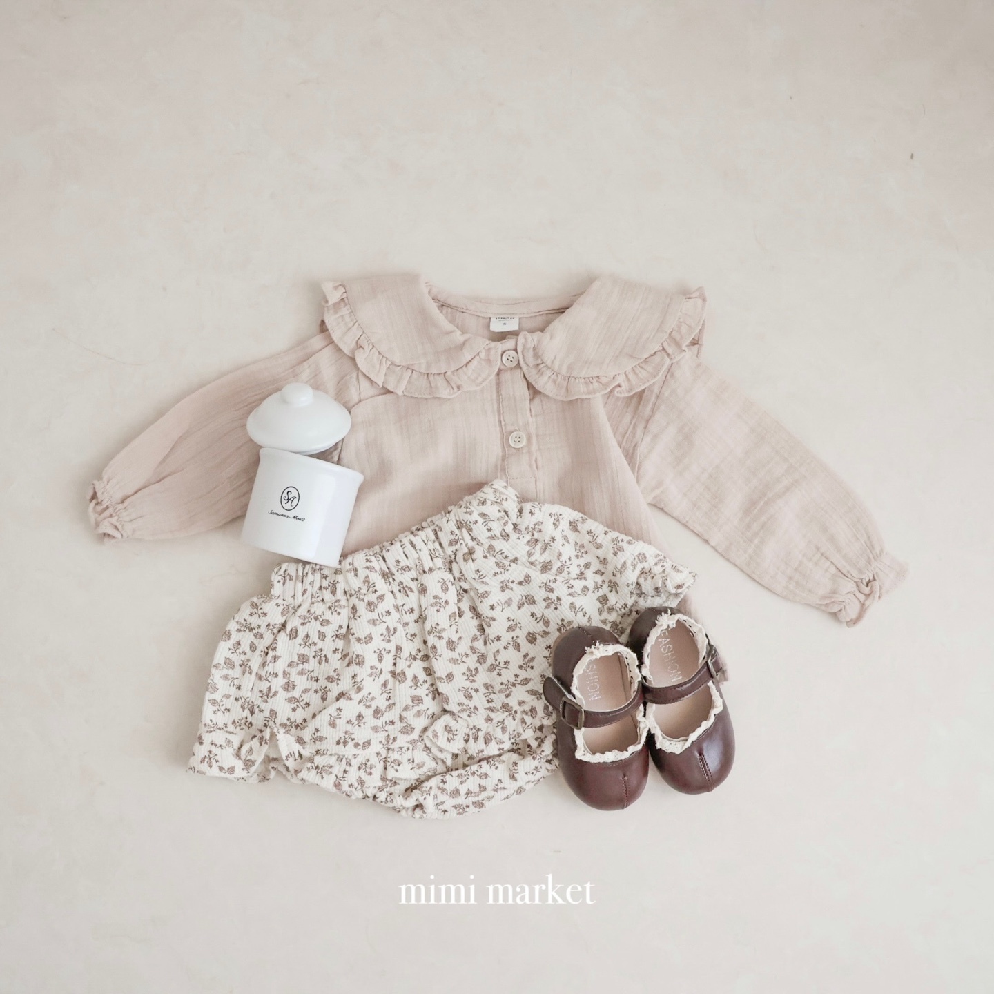 巴黎荷葉領上衣