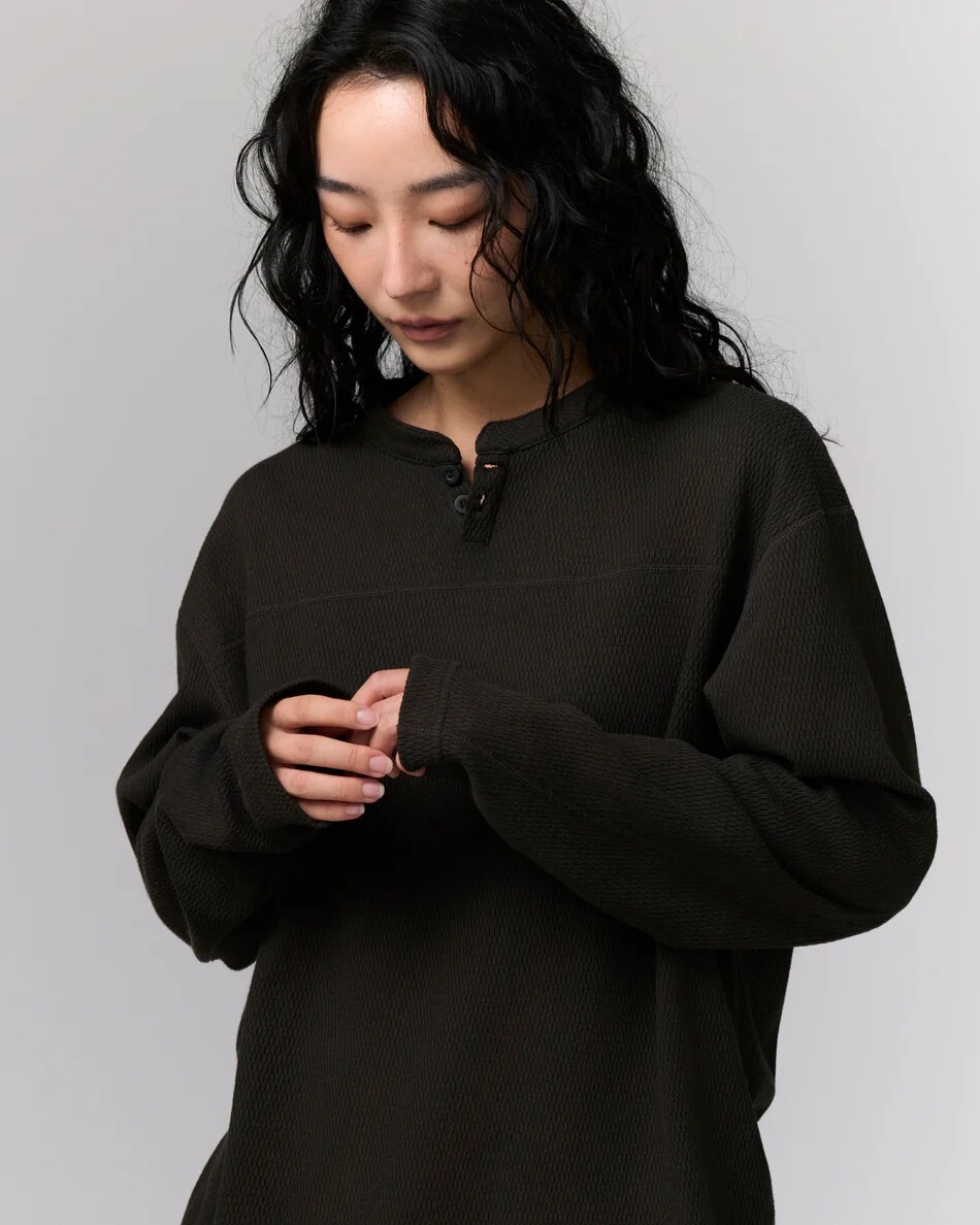 theElems Waffle 華夫格 薄長袖