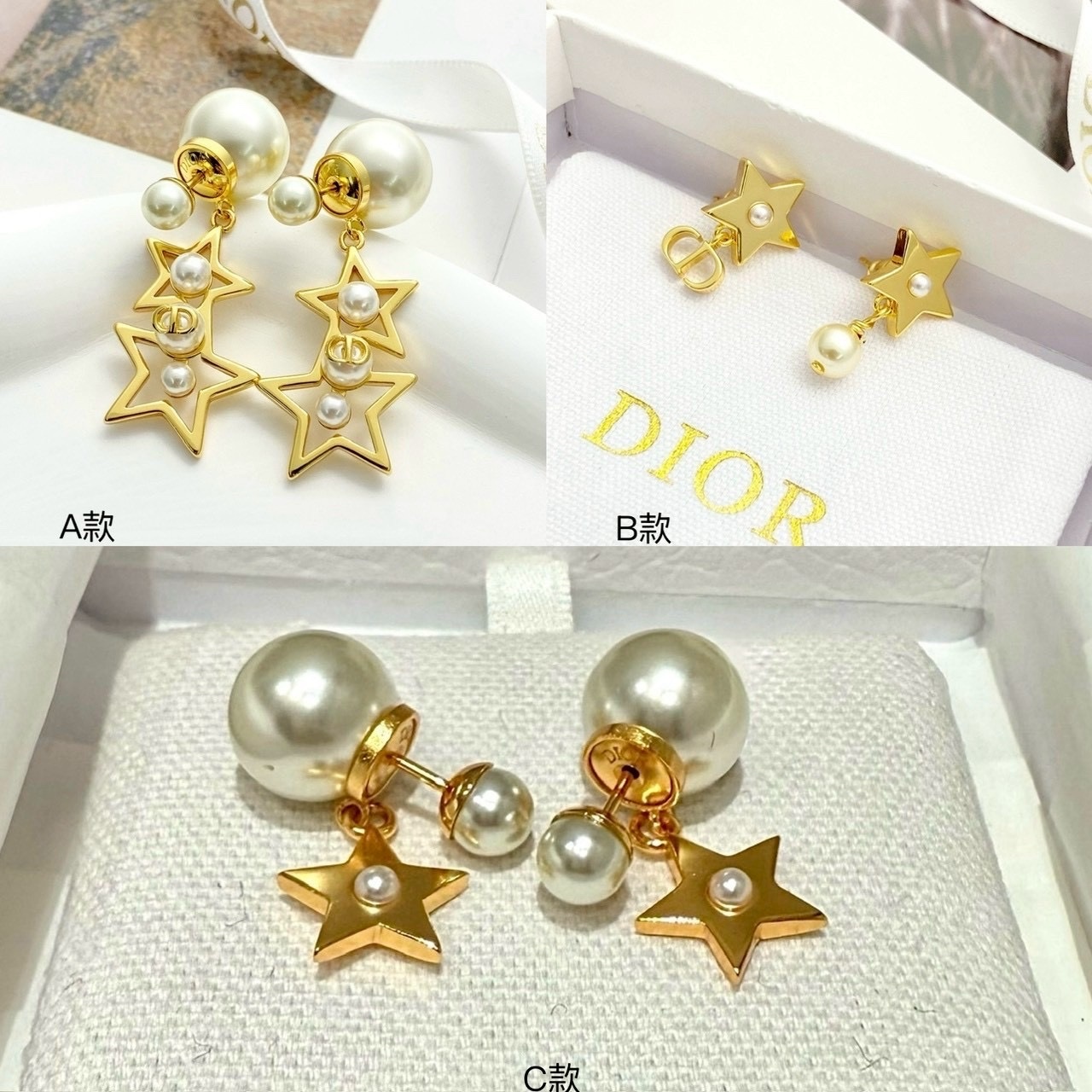 18k Dr”五角星珍珠夢幻後釦全系列”高奢定製款