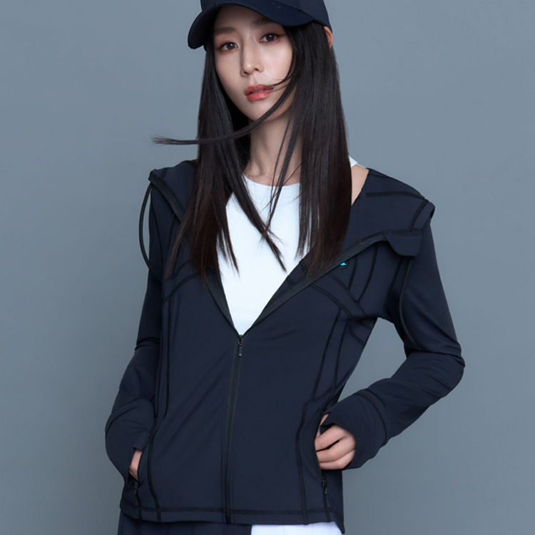 HOSEA SLIM FIT STRIPED HOODED JACKET