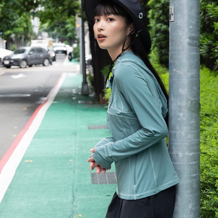 HOSEA SLIM FIT STRIPED HOODED JACKET