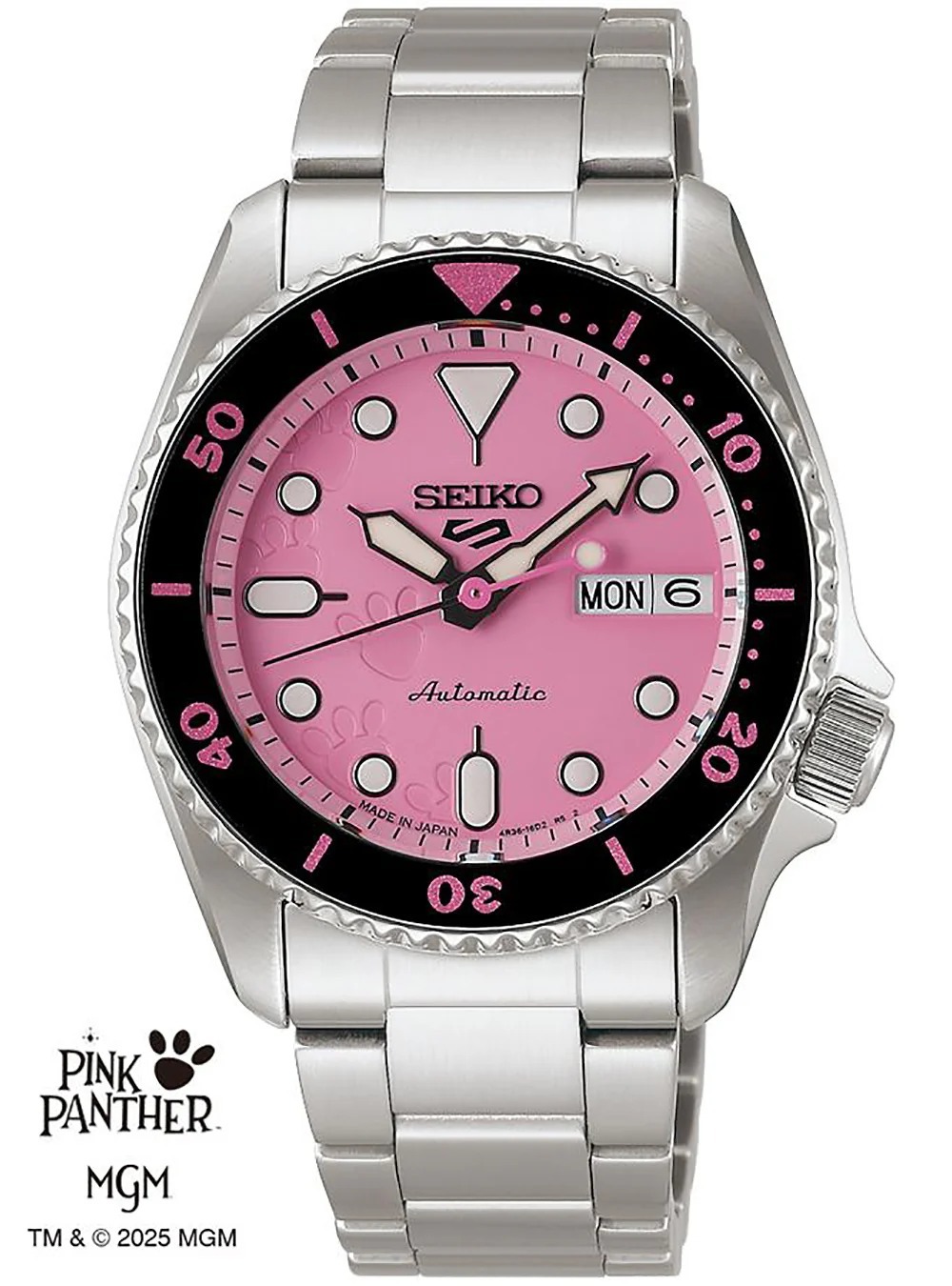 日本版 日本製造 SEIKO 5 SPORTS SKX SERIES PINK PANTHER LIMITED EDITION MADE IN JAPAN JDM SBSA321 / SRPM07 精工 SKX系列粉紅豹 頑皮豹 傻豹限量版