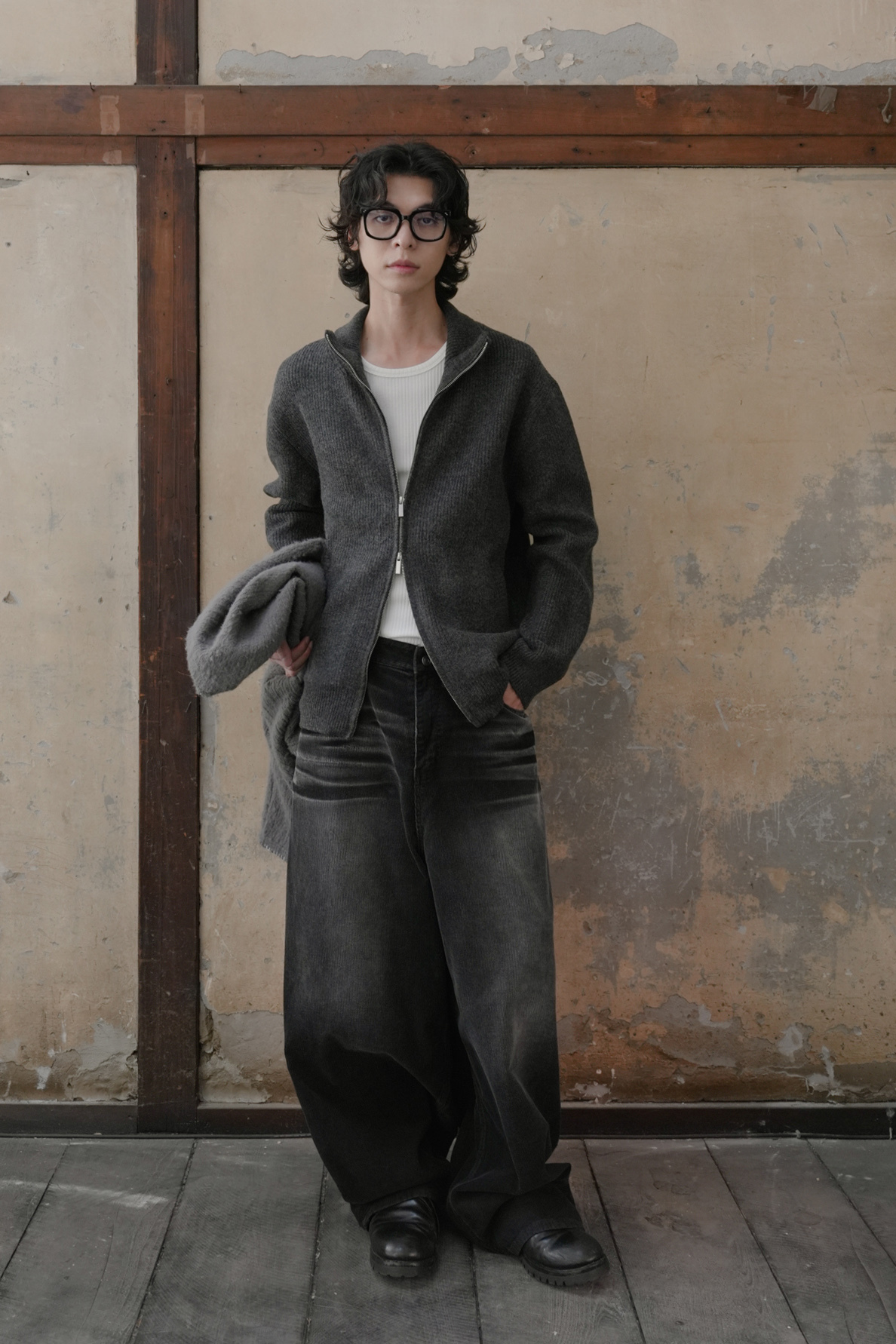 Kyle Zip-Up Knit #毛衣