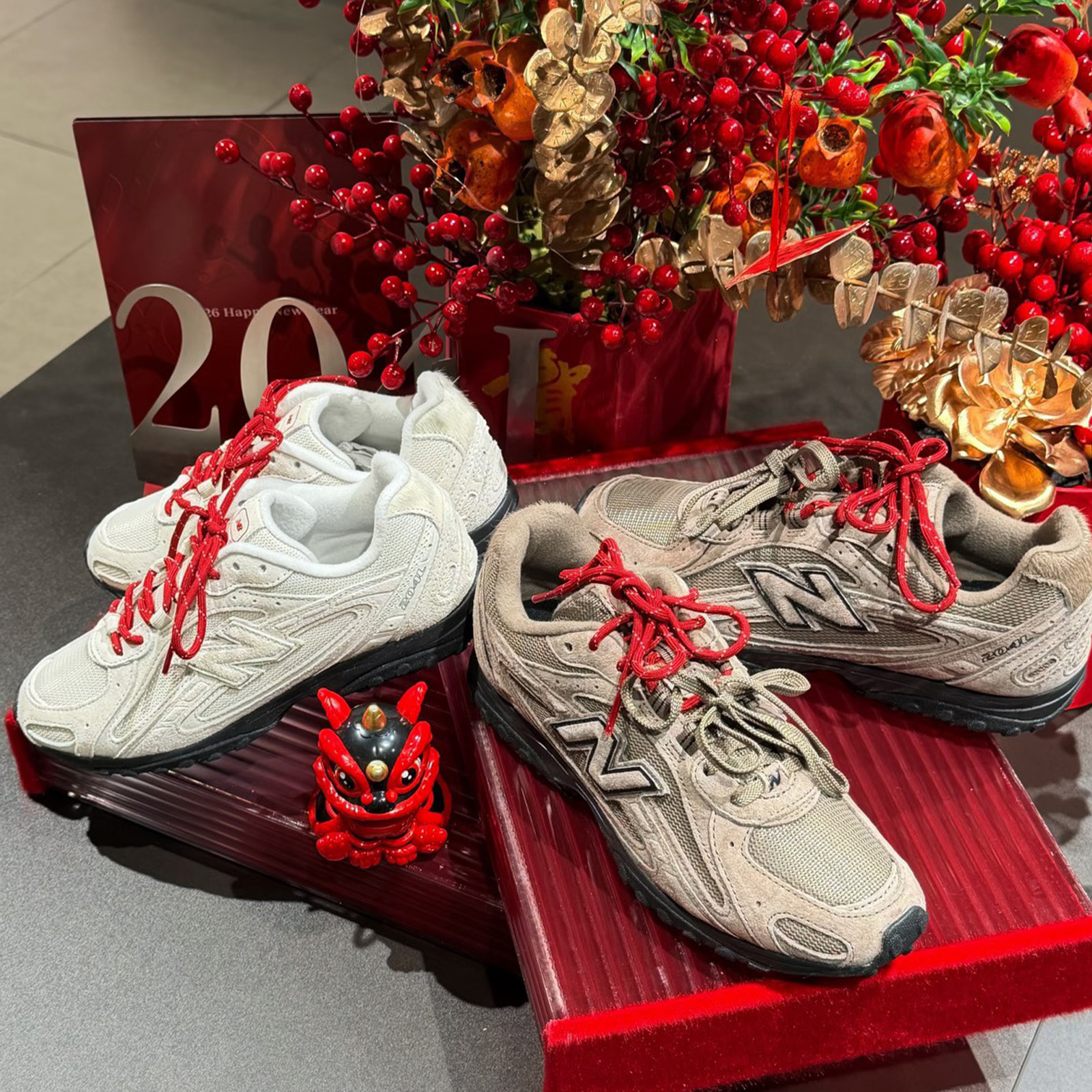New Balance U204L CNY 馬年限定 春節 新春 米白 咖啡 薄底 德訓鞋 男女同款 復古休閒鞋 U204L8OV U204L3K9