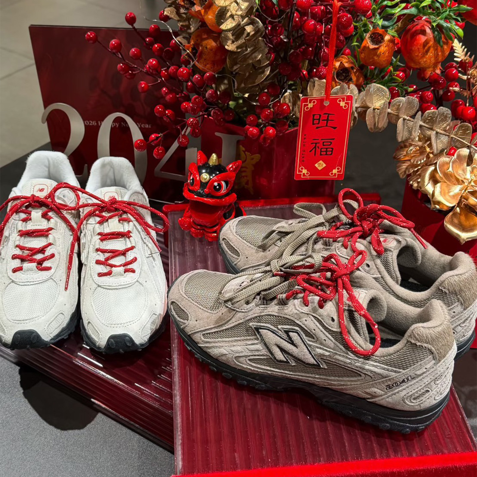 New Balance U204L CNY 馬年限定 春節 新春 米白 咖啡 薄底 德訓鞋 男女同款 復古休閒鞋 U204L8OV U204L3K9