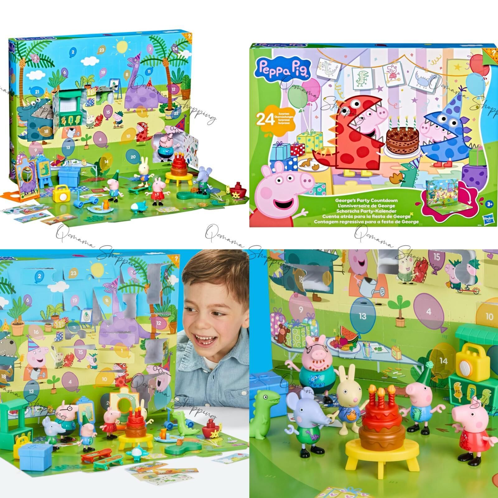 (現貨) 美國直送Peppa pig Happy Birthday Advent Calendar 生日禮物 (大大盒送禮都好適合)