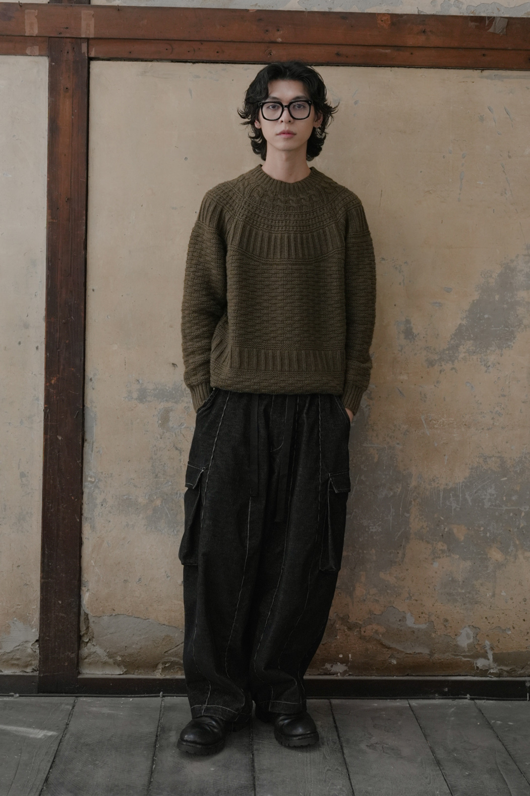 Leva Wool Pattern Knit #毛衣