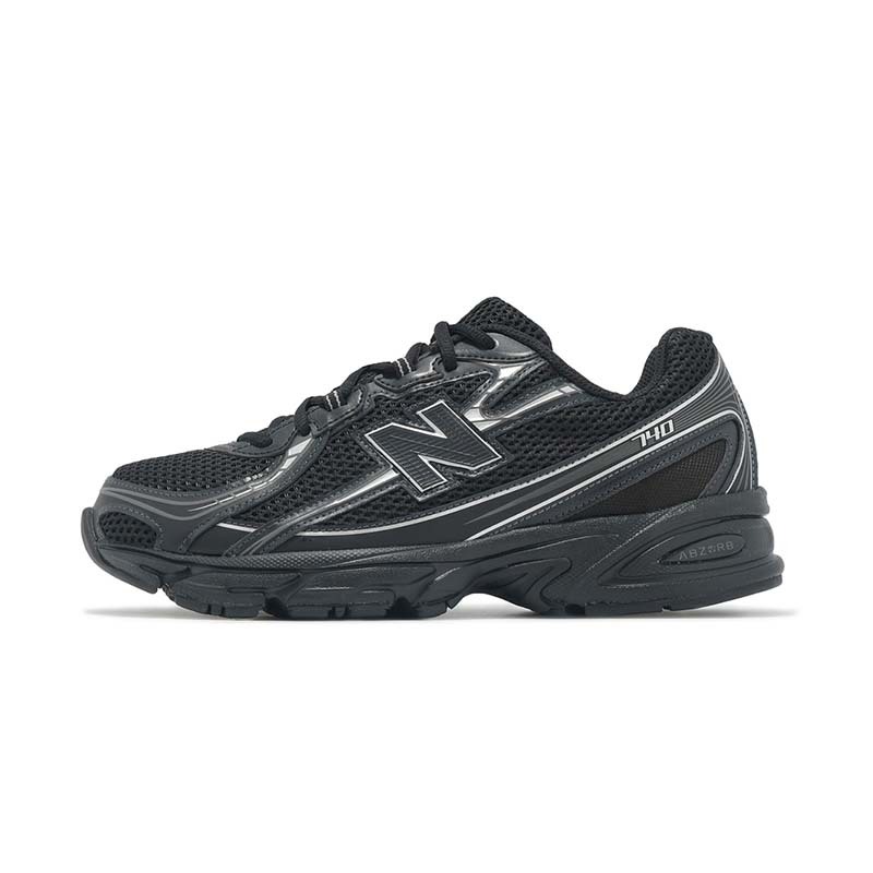 New Balance 740 "Black Silver" 復古 網布 黑銀 全黑 男女款 U740BM2 [台灣現貨]