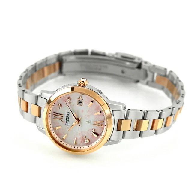 日本製造 SEIKO WATCH LUKIA ESSENTIAL COLLECTION 2026 SAKURA BLOOMING LIMITED EDITON Solar Radio  MADE IN JAPAN LADIES SSVW244 太陽能電波 精選系列 2026 櫻花盛開限量版