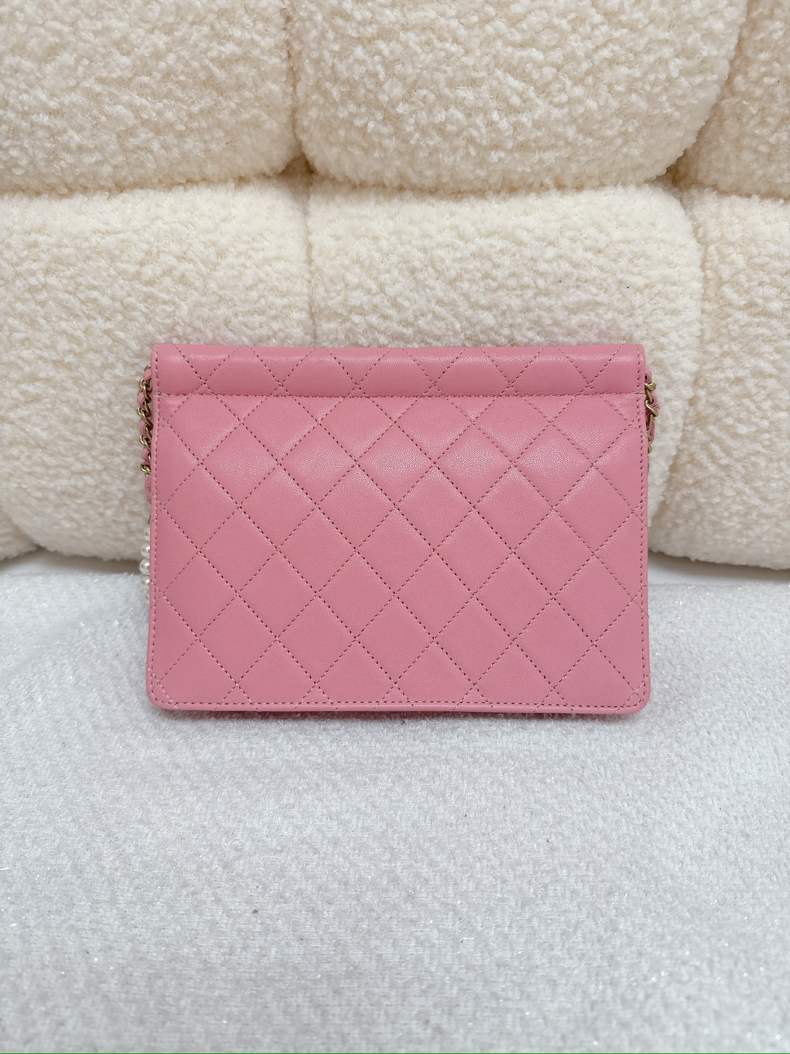 Chanel Flag Bag - Pink / Ghw