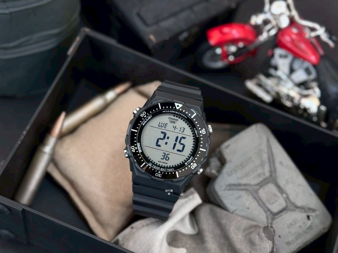 【CASIO 卡西歐】旋轉錶圈數位電子錶AE-1700H-1A 47.3m 現代鐘錶