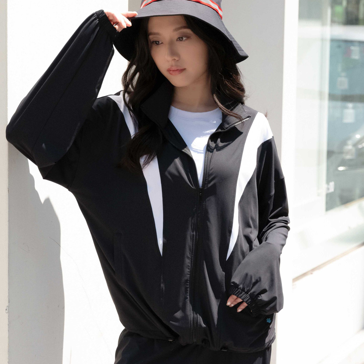 TWO TONE ATHLETIC JACKET