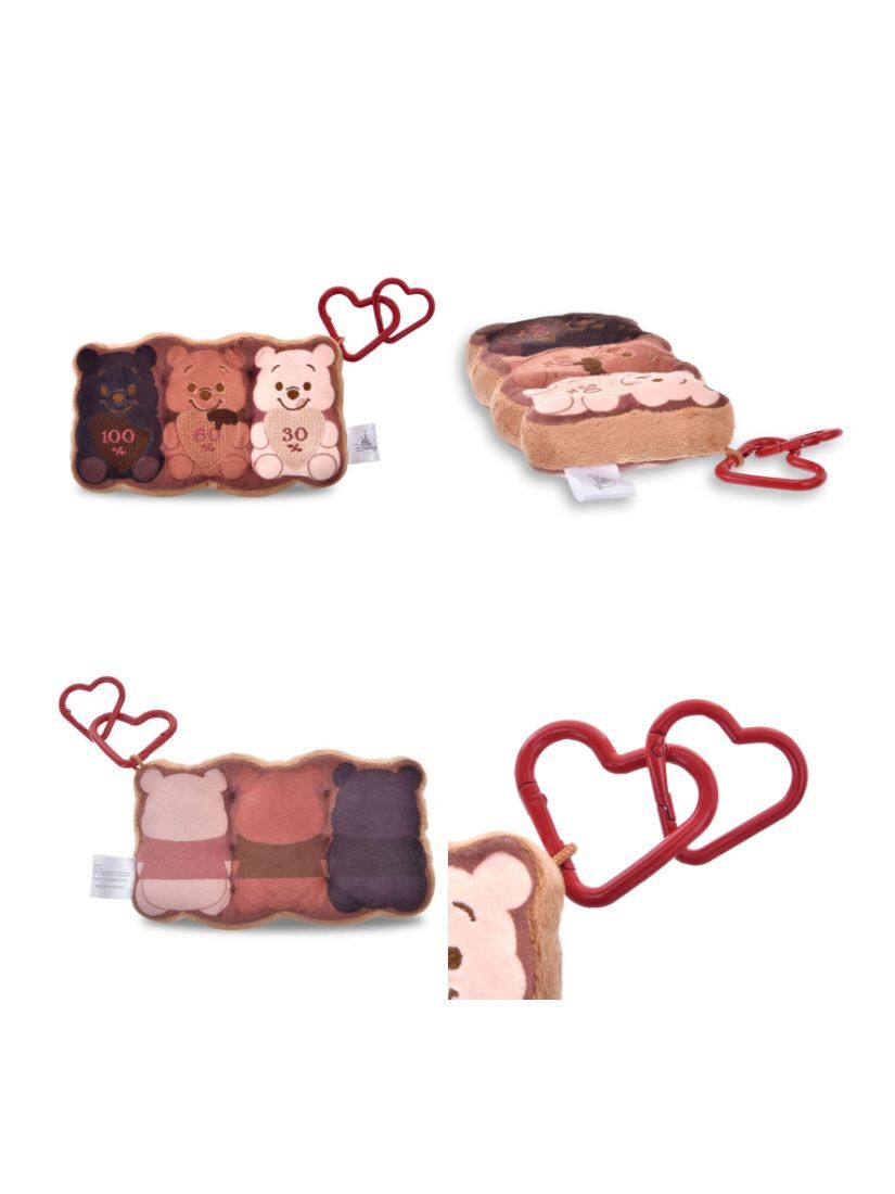 【 限量現貨 】DISNEY x GODIVA 2026情人節 三重巧克力維尼吊飾 日本