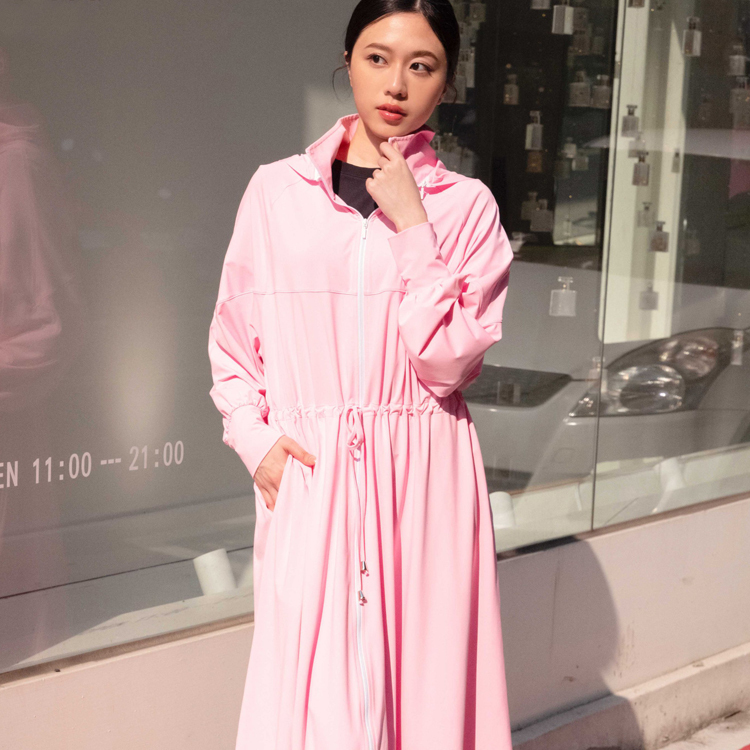 HOSEA DETACHABLE STAND COLLAR HOODED JACKET