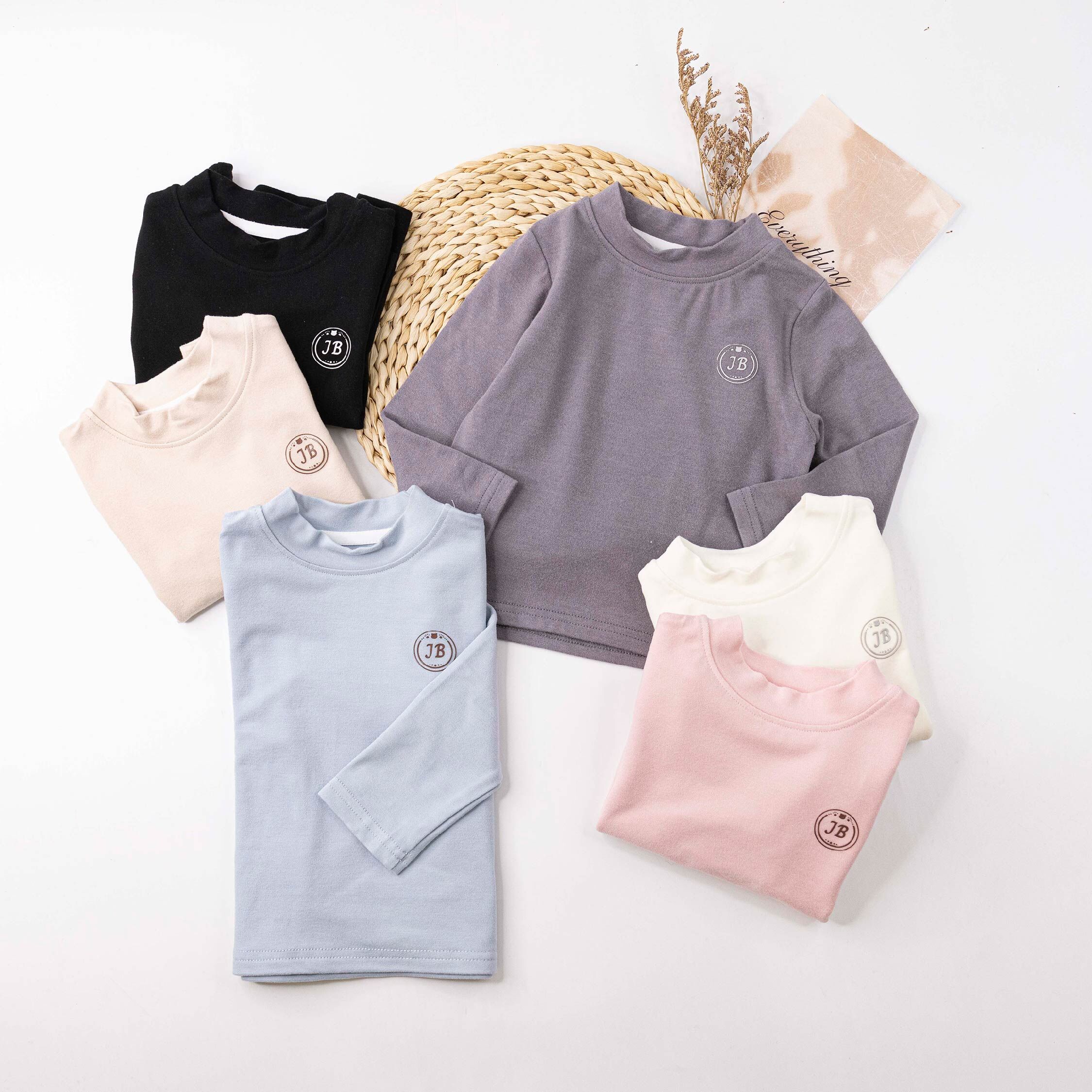 【JB6012】原創暖薑立領內搭衣/發熱衣＊六色