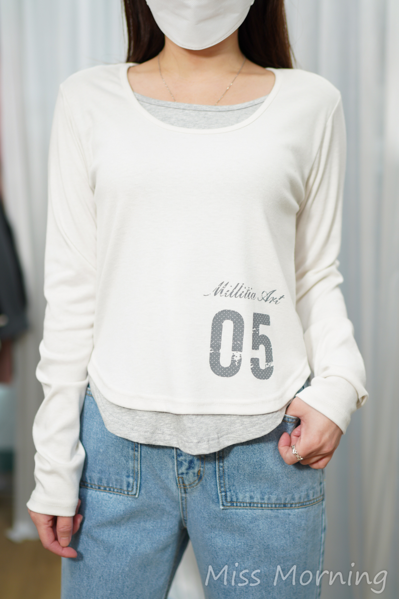 假兩件款襯衣(15026)