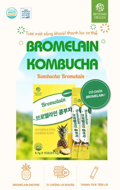 【直播】LL010902 BEYOND ORIGIN 鳳梨酵素康普茶(5.7g x 15條)(3盒裝)