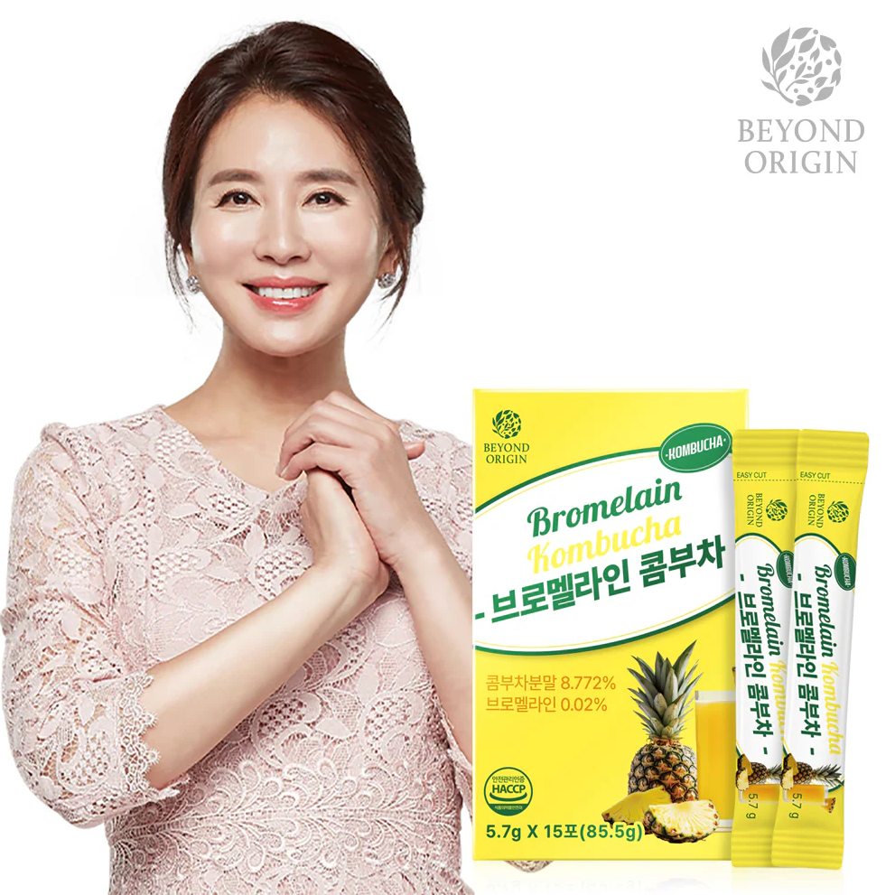 【直播】LL010902 BEYOND ORIGIN 鳳梨酵素康普茶(5.7g x 15條)(3盒裝)