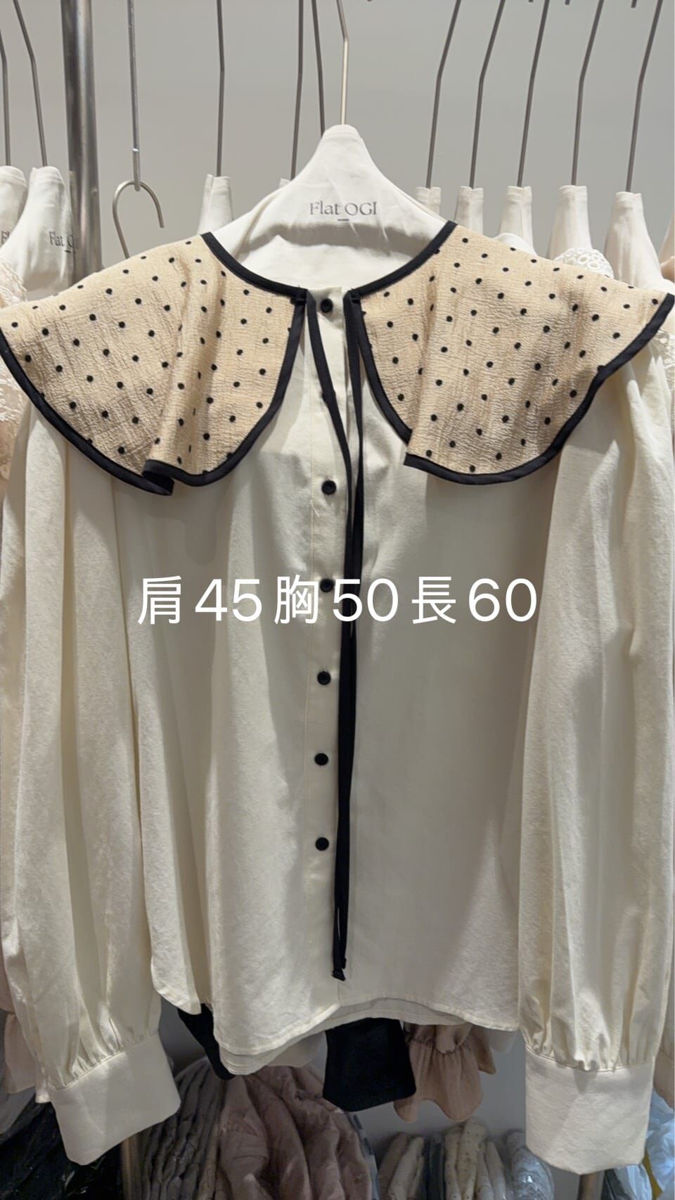 OG5414 點點娃娃領恤衫
