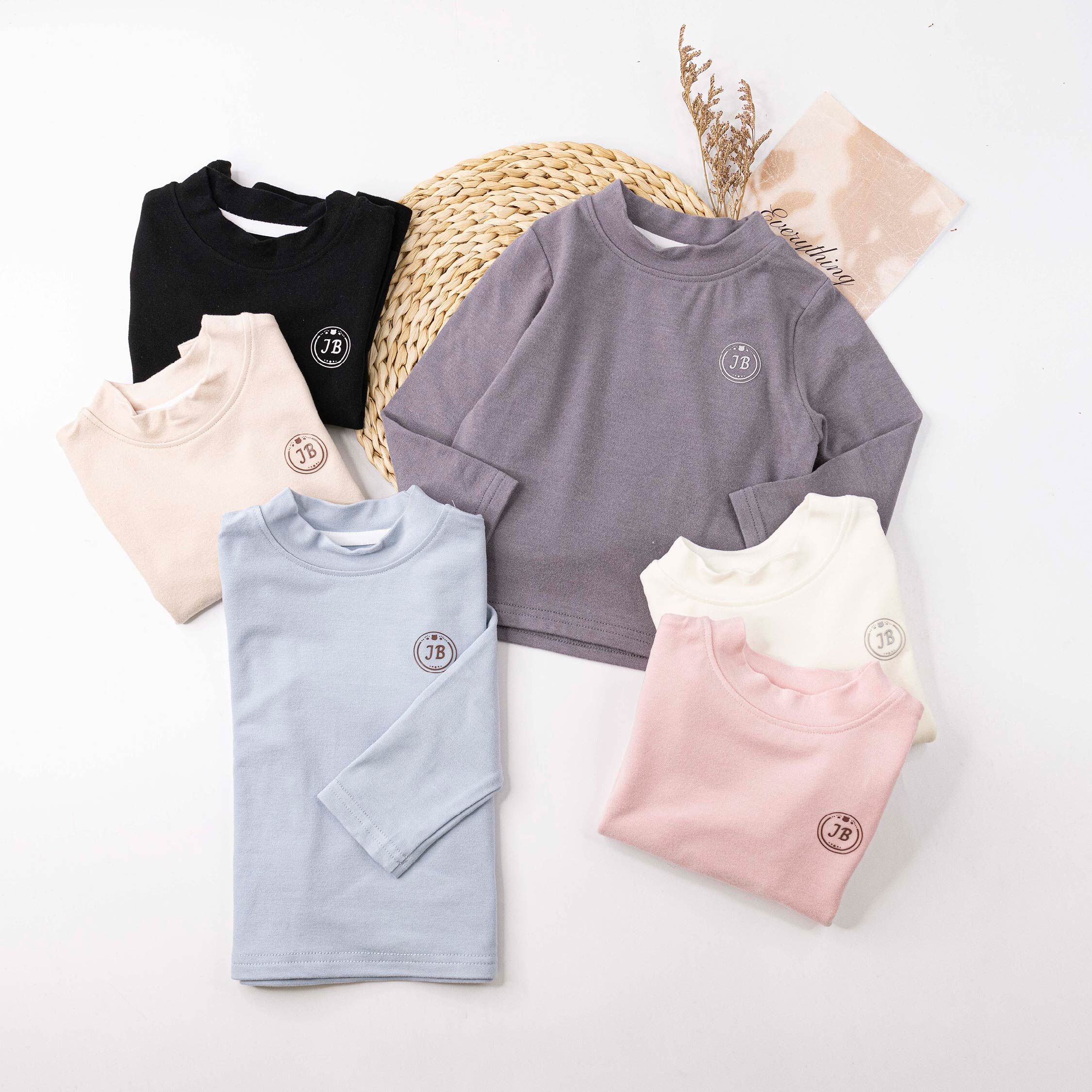 【JB6011】原創暖薑立領內搭衣/發熱衣＊六色