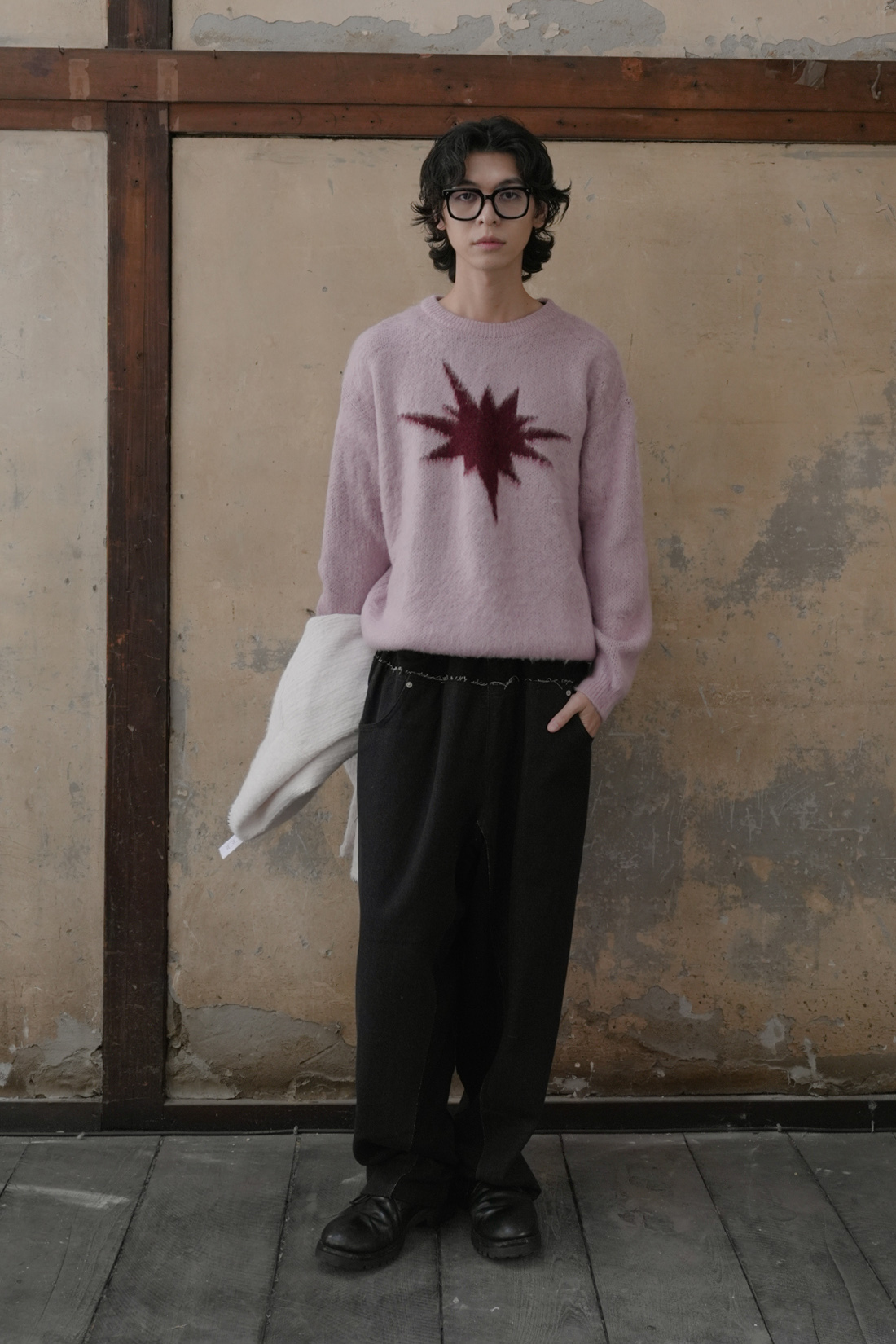 Star Round-Neck Knit #毛衣