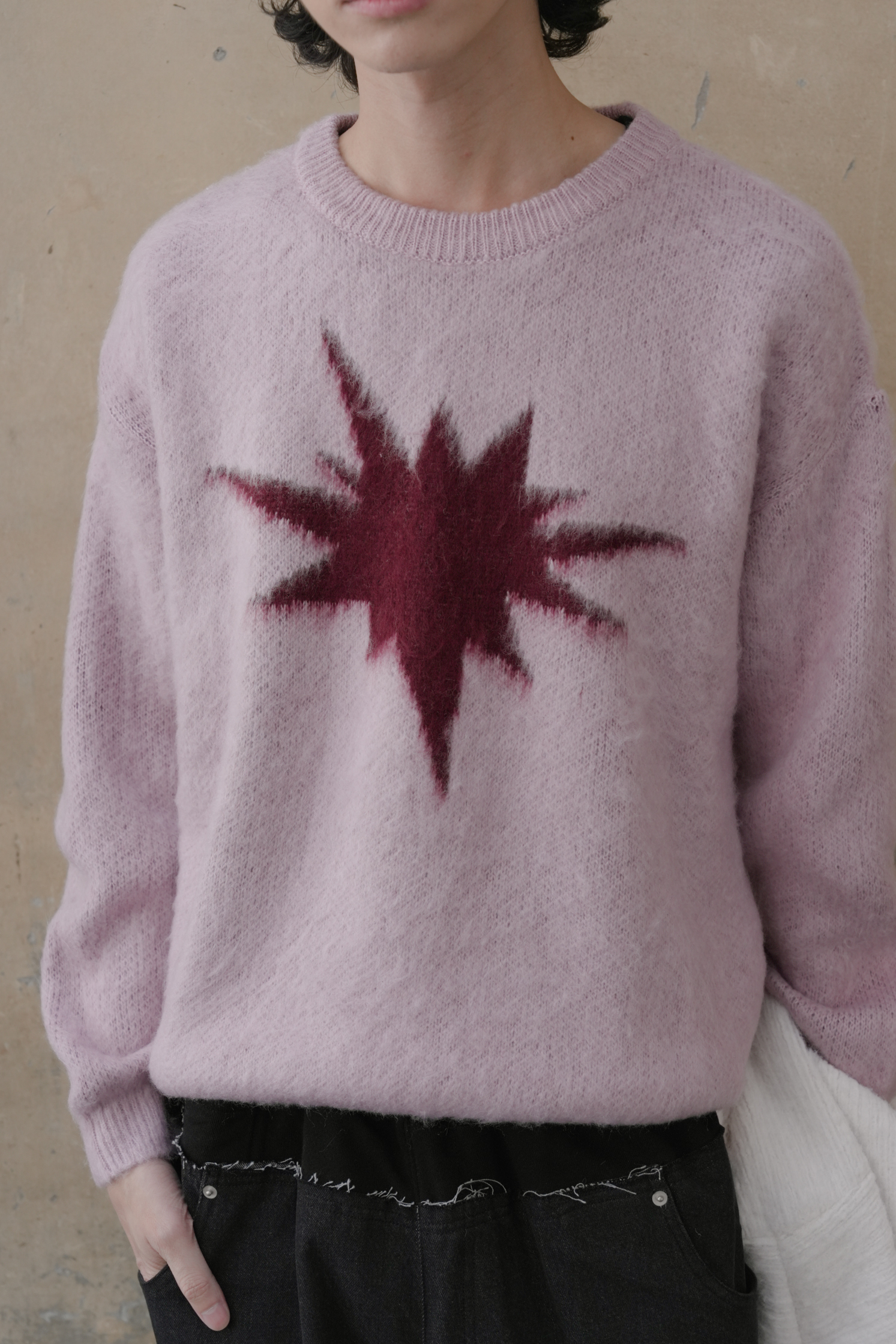 Star Round-Neck Knit #毛衣