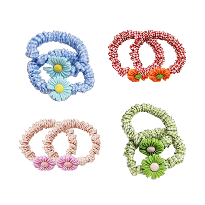 髮圈/向日葵 2入