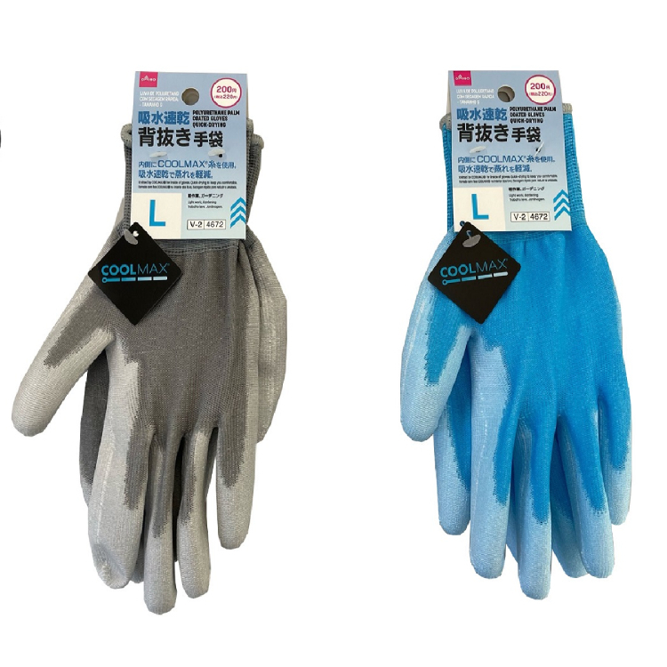 吸水速乾透氣工作手套/L