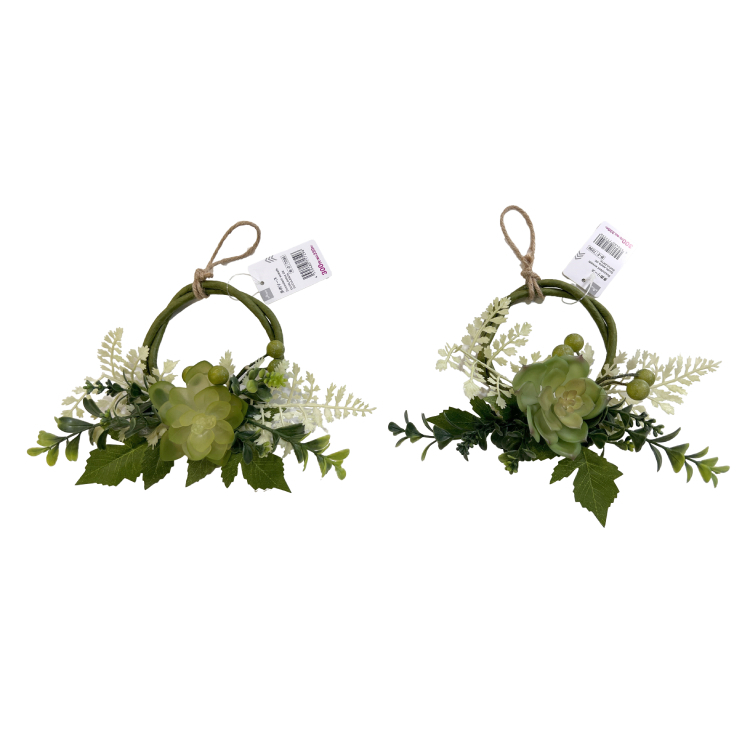 仿真裝飾花圈/多肉植物