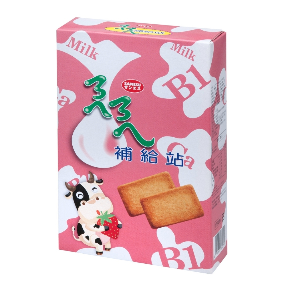 (箱購) ㄋㄟㄋㄟ補給站 _草莓牛奶_114g x 12盒