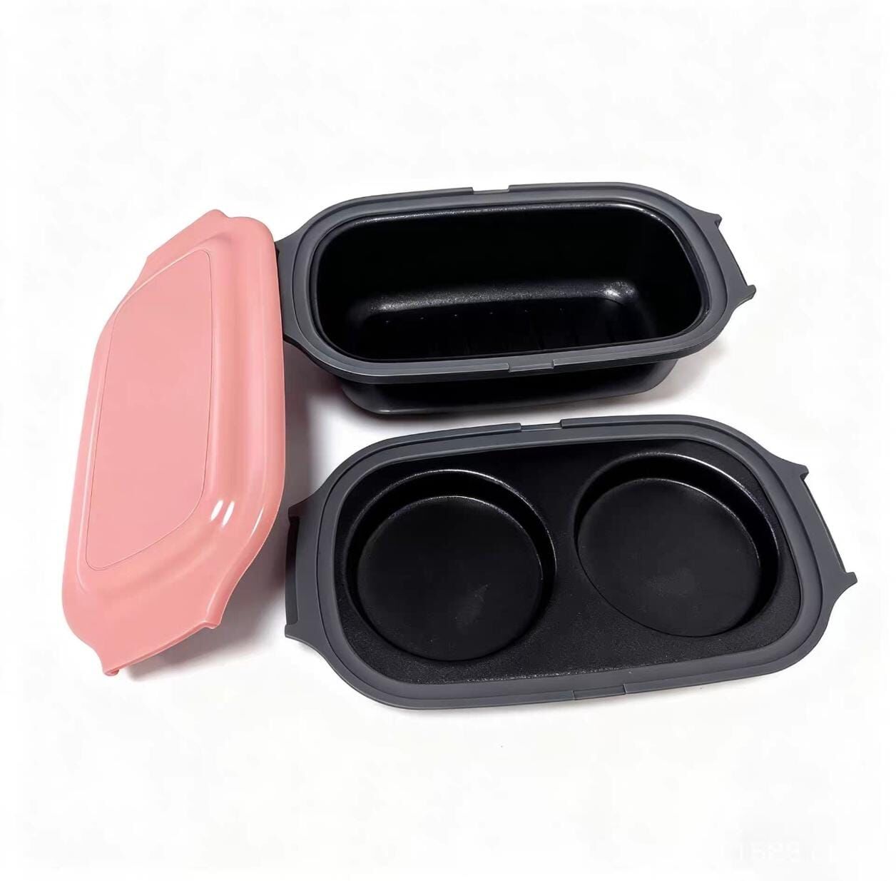 3件組微波專用快速料理盒 (2盒1蓋)