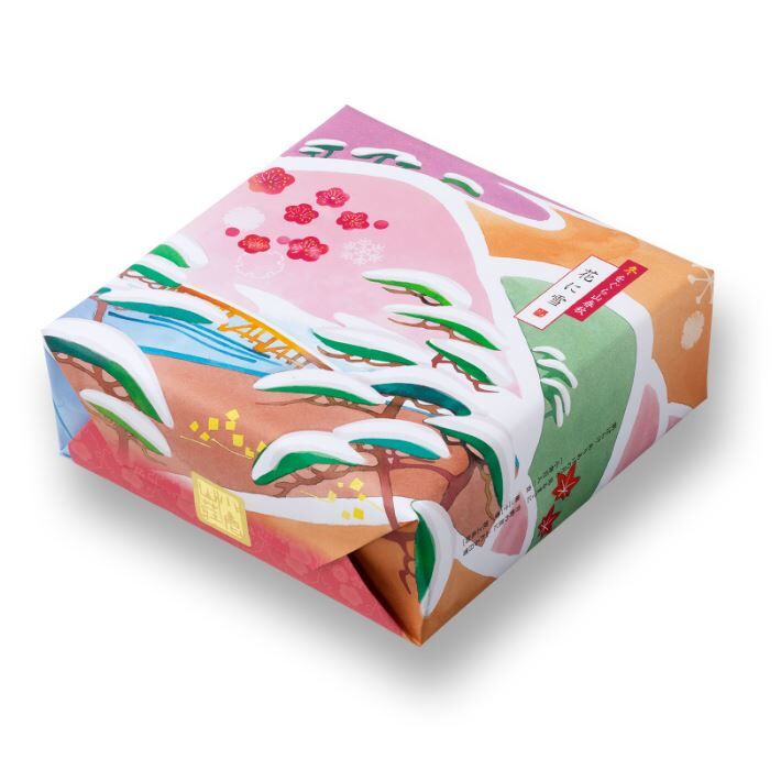 [現貨]小倉山莊  冬季限定 をぐら山春秋「花に雪」中缶