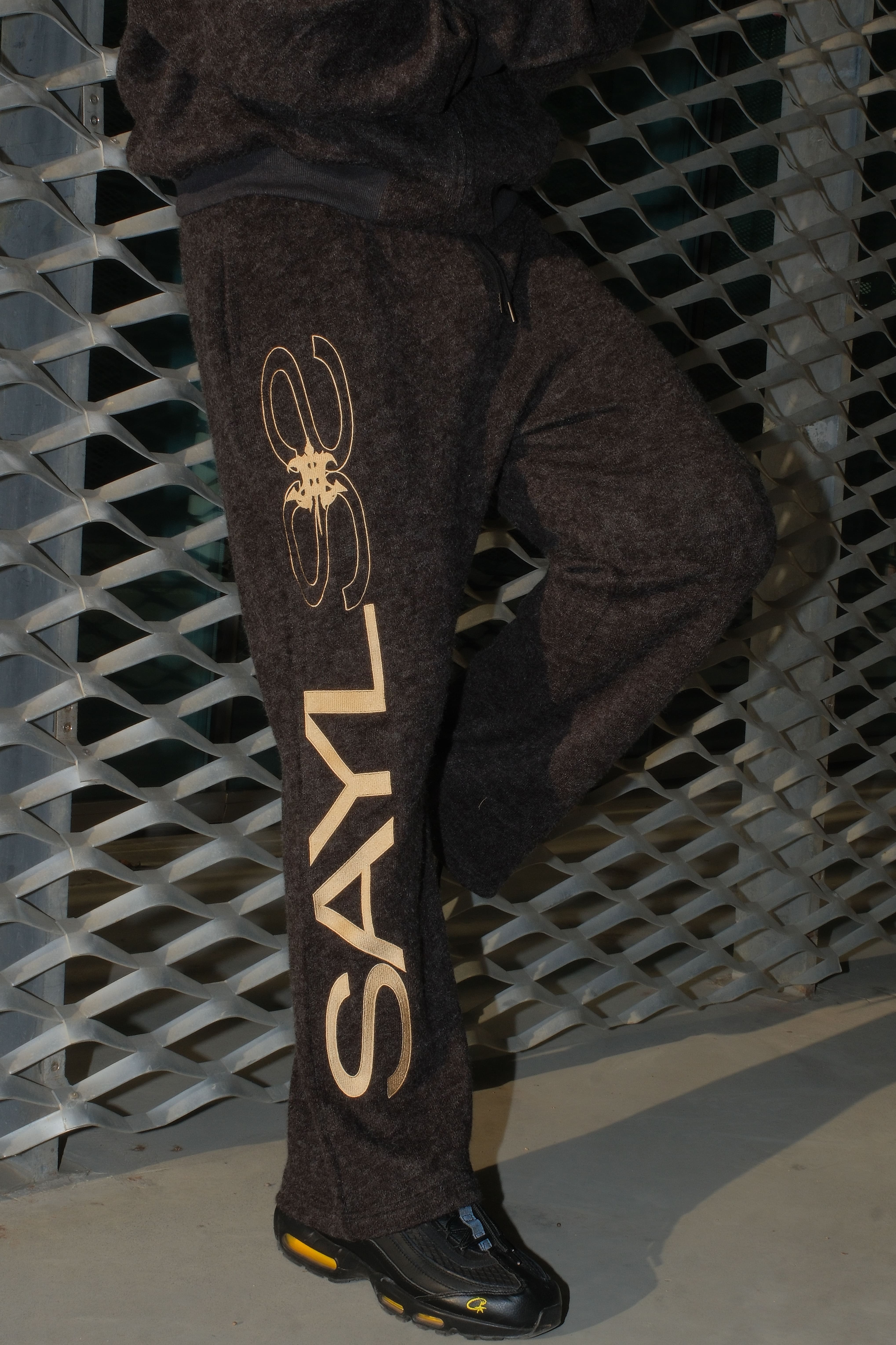 Atone x Sayless cozy Lightweight Short-Nap Knit Sweatpants