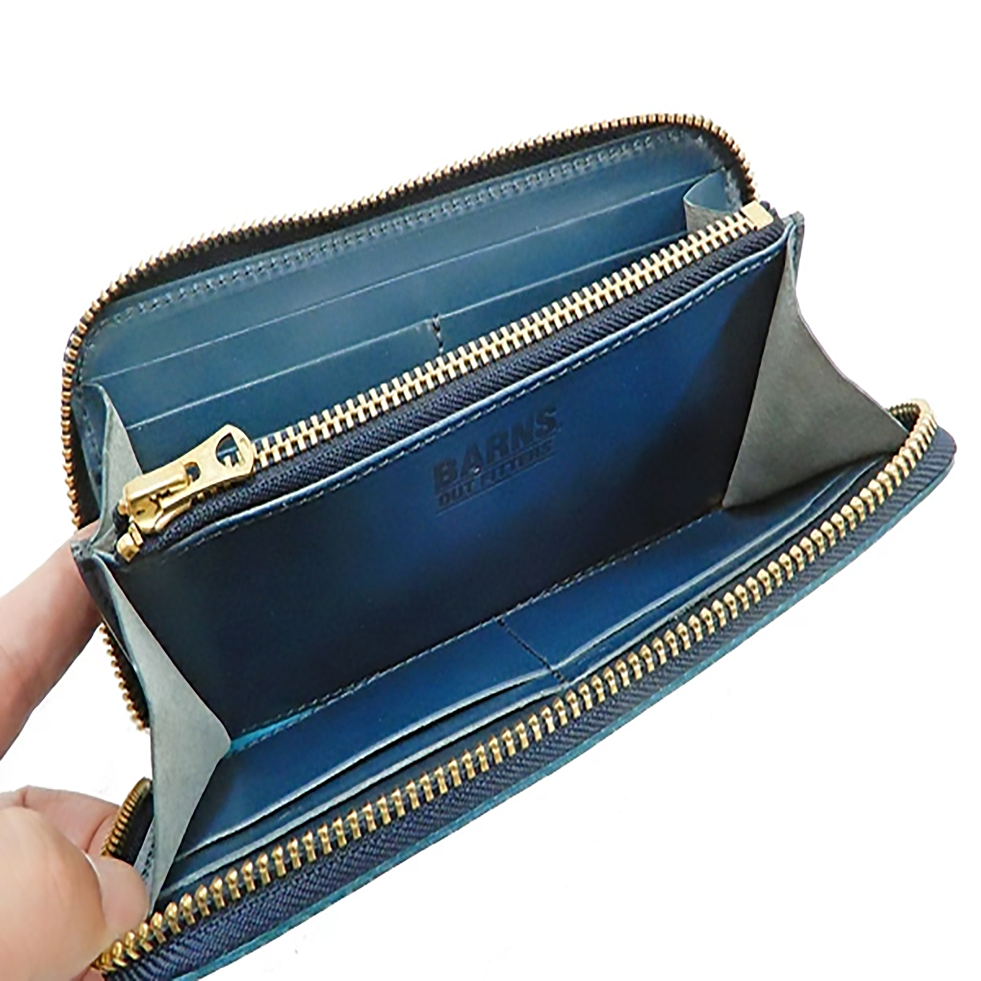 Barns Outfitters - Cordovan Round Zip Long Wallet LE-43