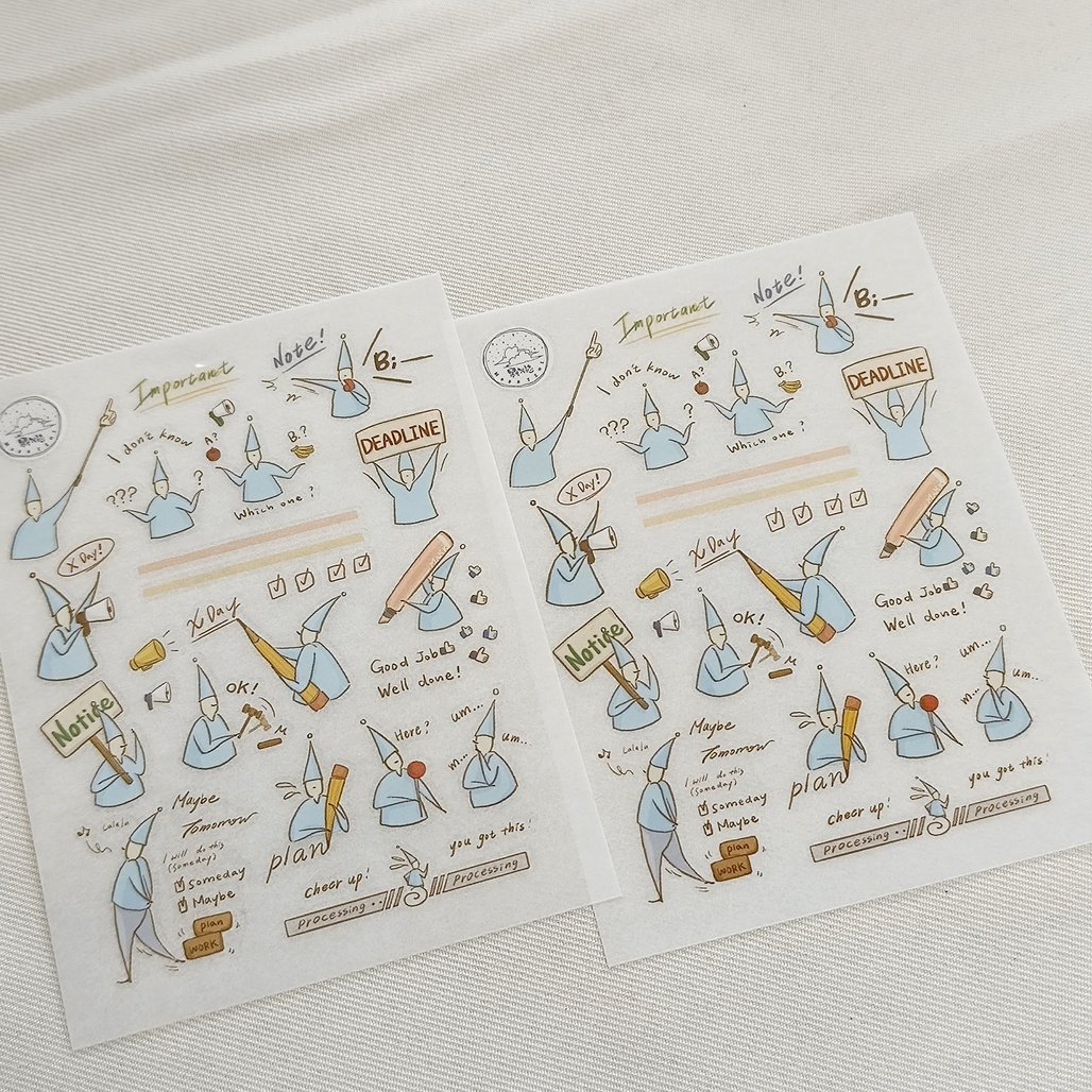 默代誌．Notice系列 NOTICE事務通知 轉印貼紙