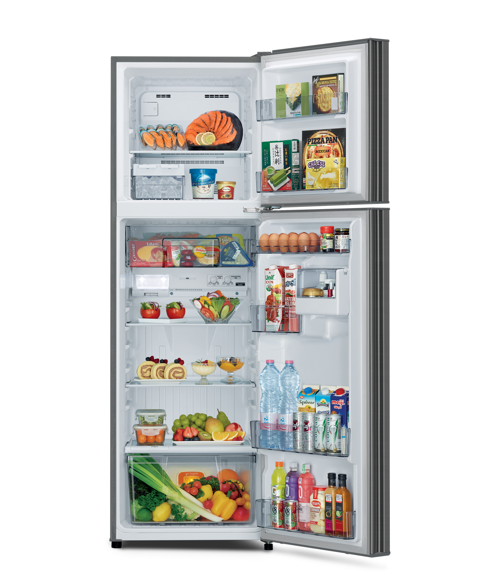 💥New💥 三菱電機 Mitsubishi Electric  MR-FC24EY‧變頻雙門上置式冰箱雪櫃‧243公升‧香港行貨,原廠5年全機,10年壓縮機保養‧