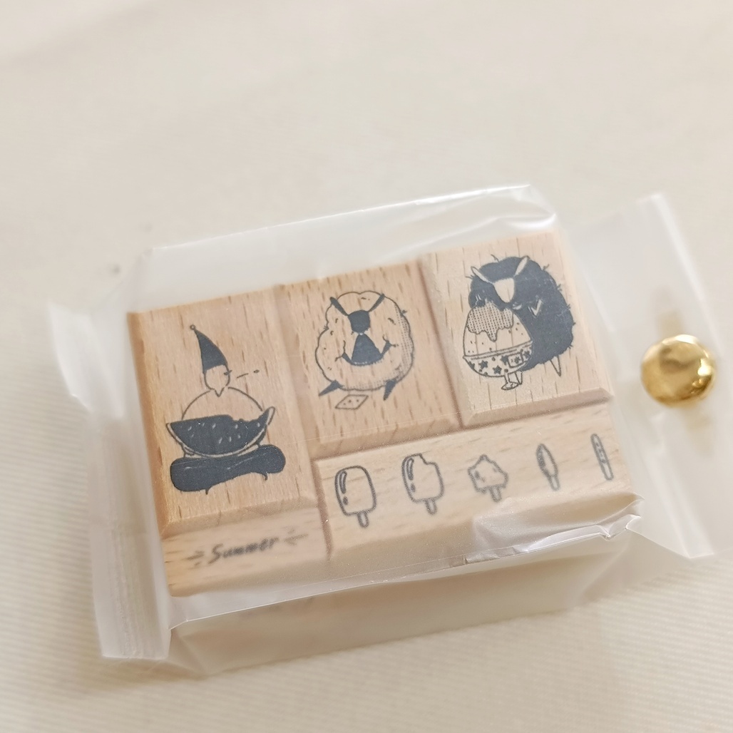 默代誌．夏日系列 夏日清涼印章套組