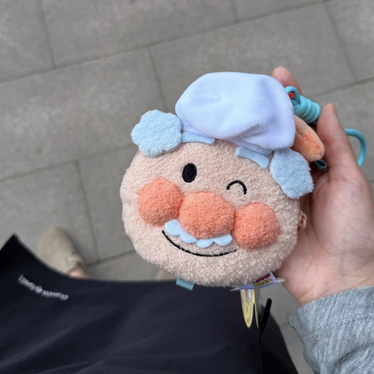 麵包超人 WINK 長毛絨收納包 耳機包 串串 果醬大叔 細菌人