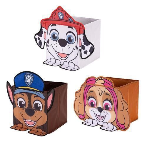 (現貨) 🇯🇵100%日本直送 Paw Patrol 格仔櫃收納箱 3pc set