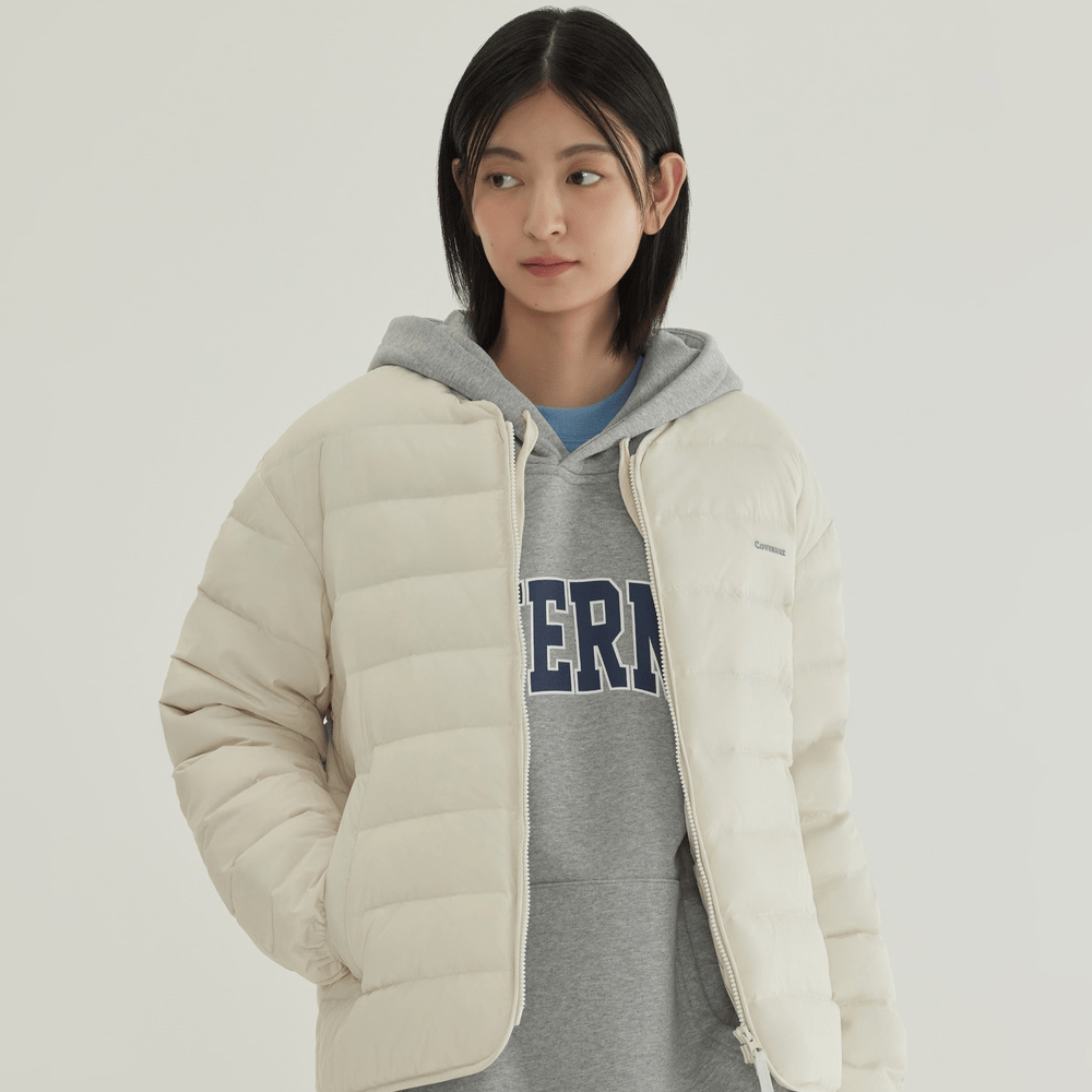 Covernat｜Coverlight Collarless Down [2 colors]